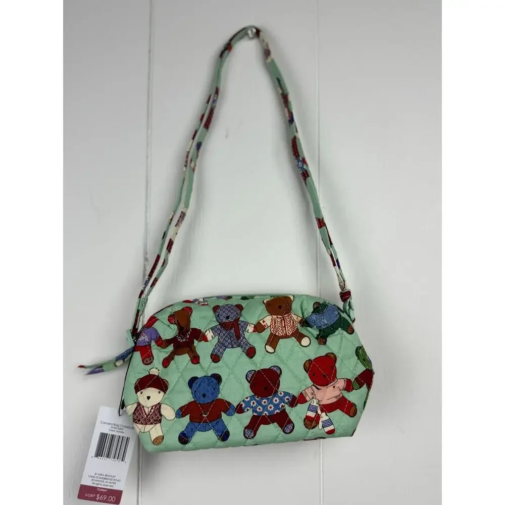 Vera Bradley Toasty Teddies Camera Bag Crossbody, NWT
